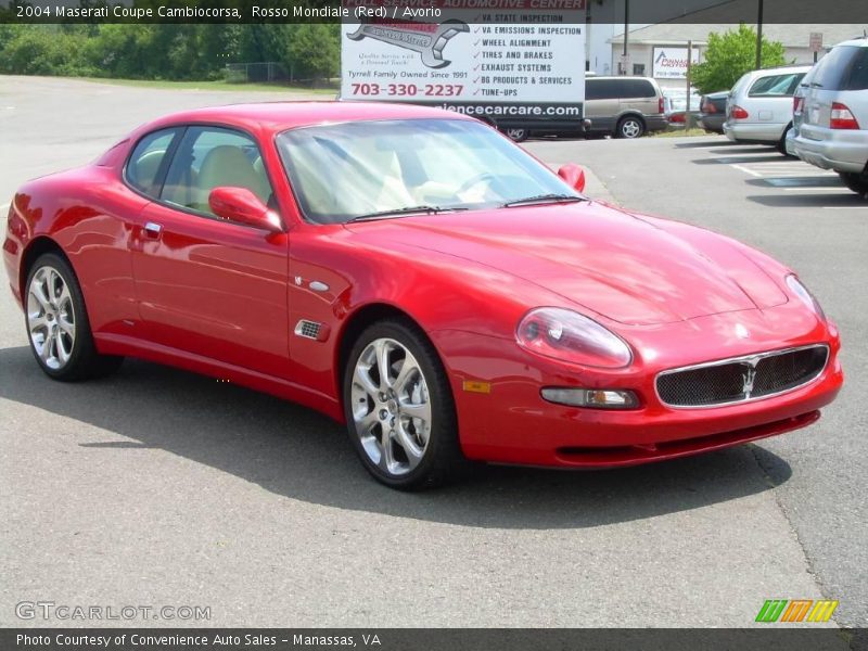 Rosso Mondiale (Red) / Avorio 2004 Maserati Coupe Cambiocorsa