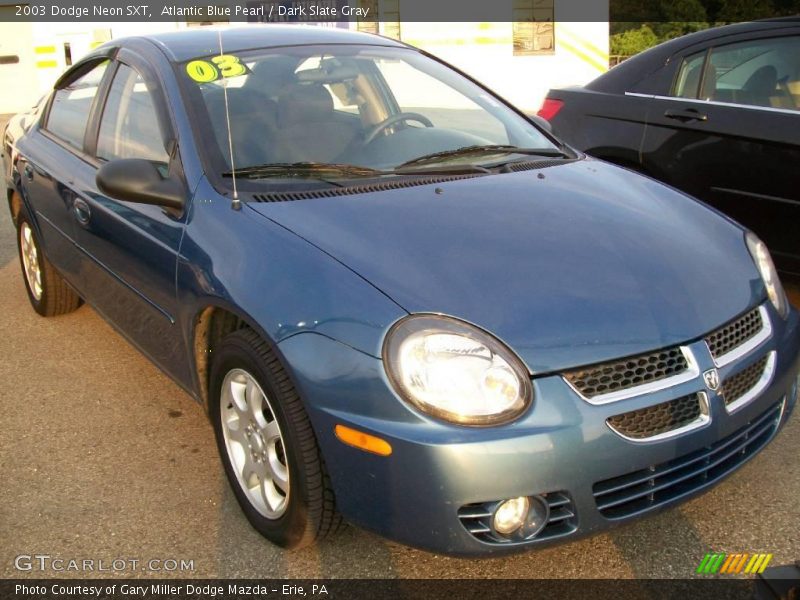Atlantic Blue Pearl / Dark Slate Gray 2003 Dodge Neon SXT