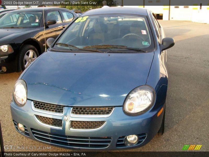 Atlantic Blue Pearl / Dark Slate Gray 2003 Dodge Neon SXT