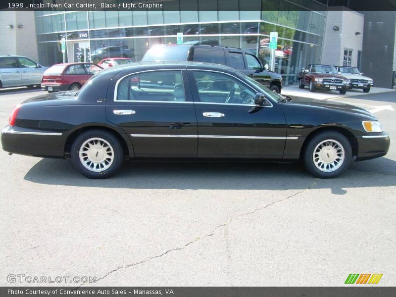 Black / Light Graphite 1998 Lincoln Town Car Cartier