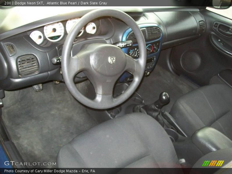 Atlantic Blue Pearl / Dark Slate Gray 2003 Dodge Neon SXT
