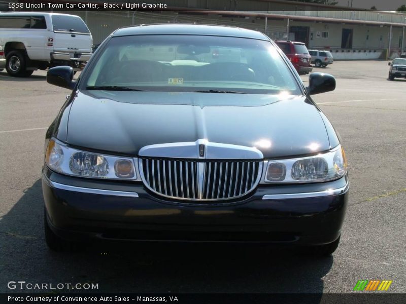 Black / Light Graphite 1998 Lincoln Town Car Cartier