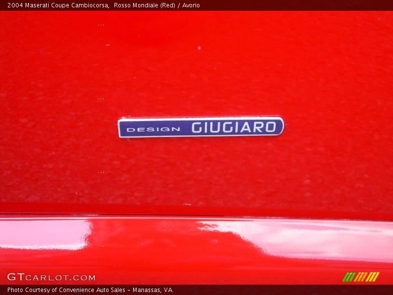 Rosso Mondiale (Red) / Avorio 2004 Maserati Coupe Cambiocorsa