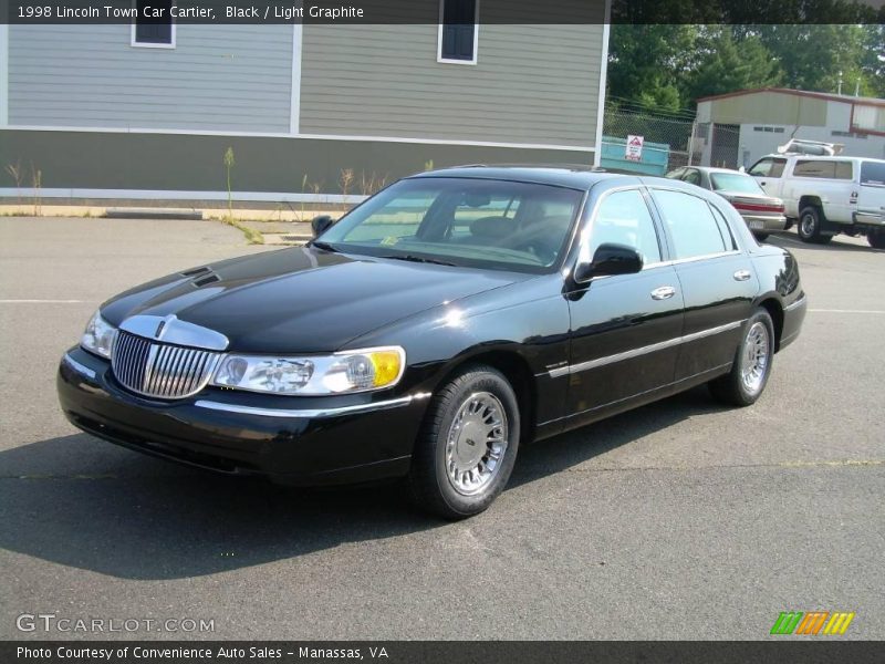 Black / Light Graphite 1998 Lincoln Town Car Cartier