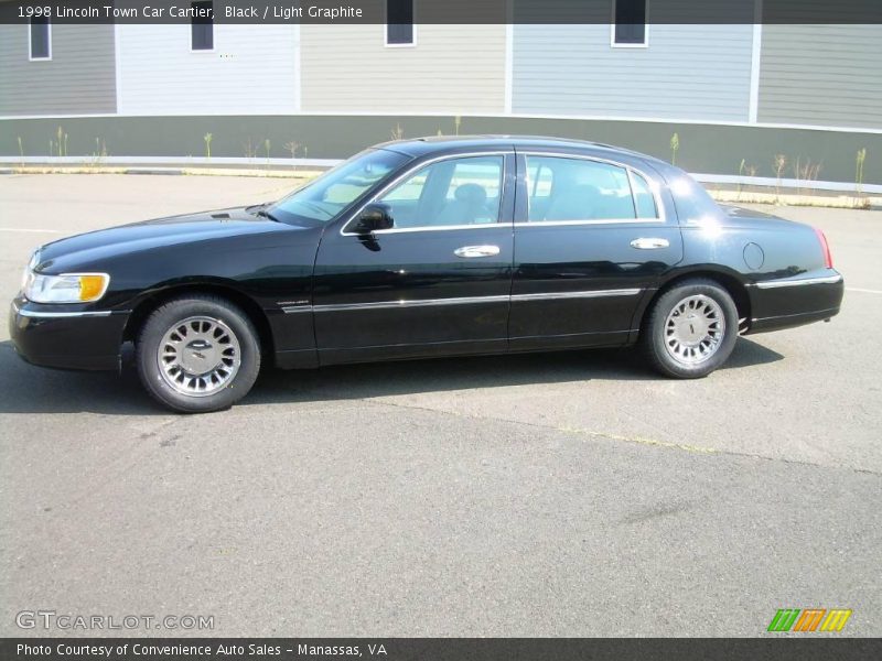 Black / Light Graphite 1998 Lincoln Town Car Cartier