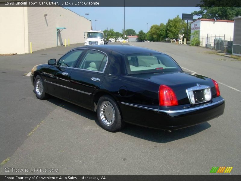 Black / Light Graphite 1998 Lincoln Town Car Cartier