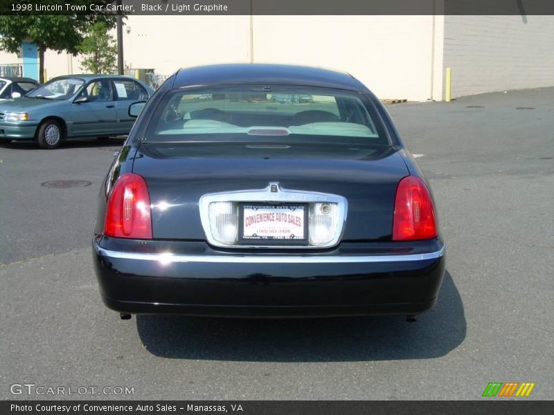 Black / Light Graphite 1998 Lincoln Town Car Cartier