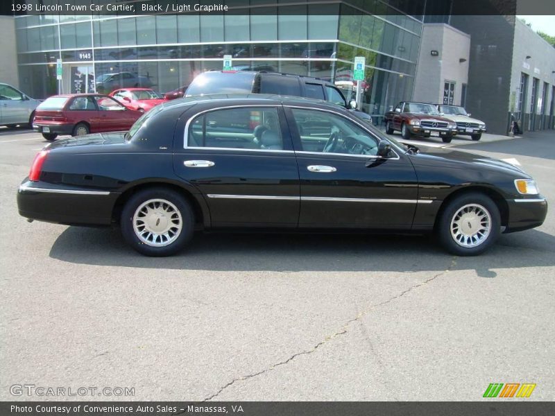 Black / Light Graphite 1998 Lincoln Town Car Cartier