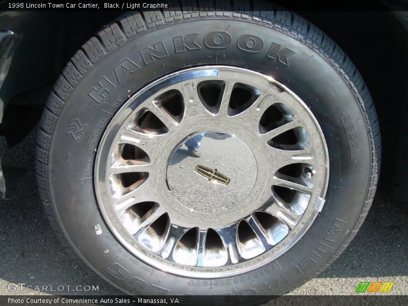 Black / Light Graphite 1998 Lincoln Town Car Cartier