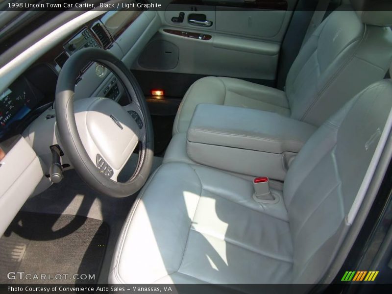 Black / Light Graphite 1998 Lincoln Town Car Cartier