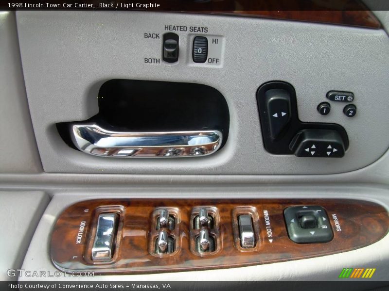 Black / Light Graphite 1998 Lincoln Town Car Cartier