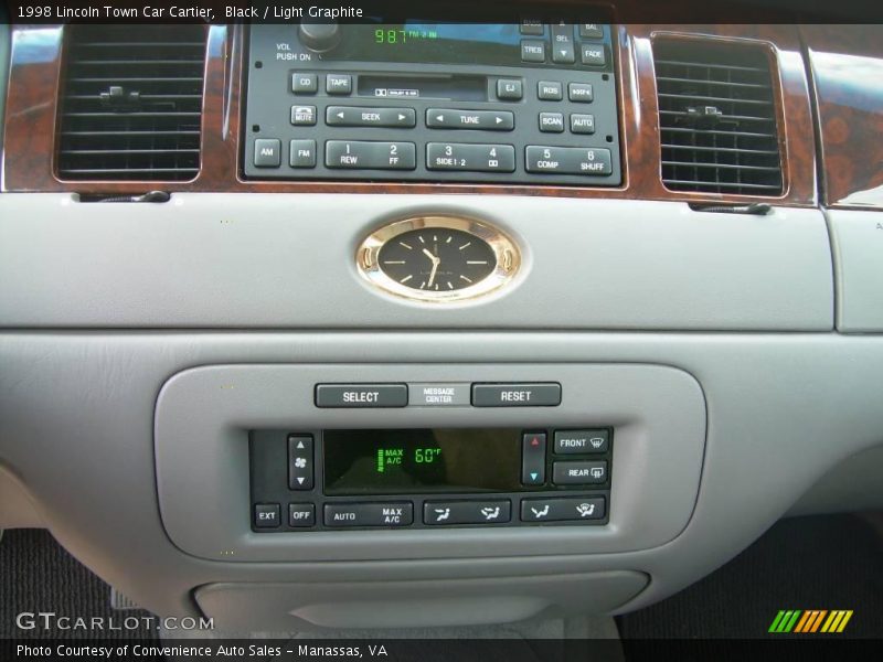 Black / Light Graphite 1998 Lincoln Town Car Cartier