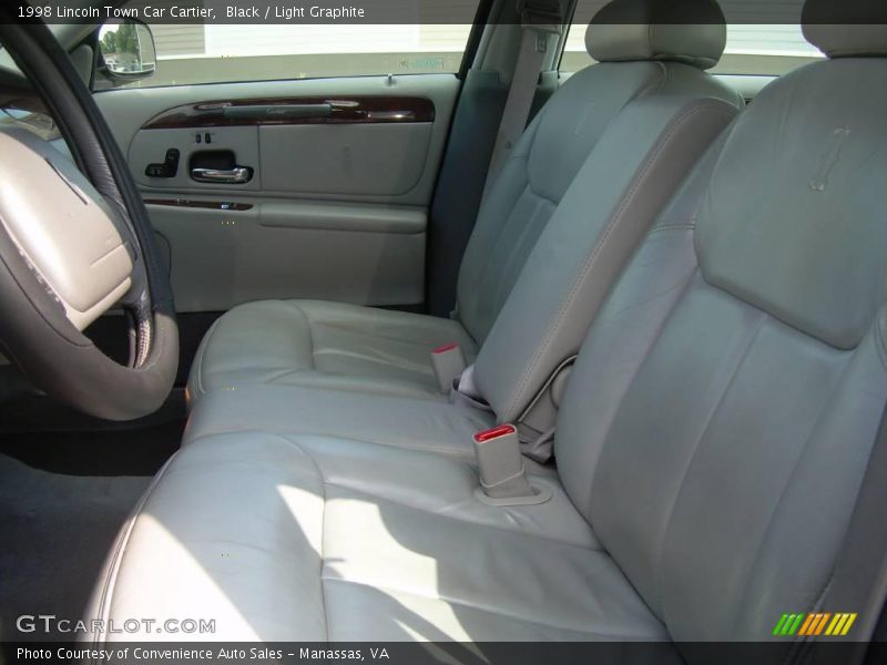 Black / Light Graphite 1998 Lincoln Town Car Cartier