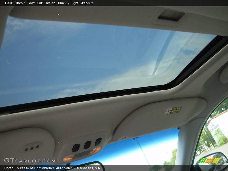Black / Light Graphite 1998 Lincoln Town Car Cartier