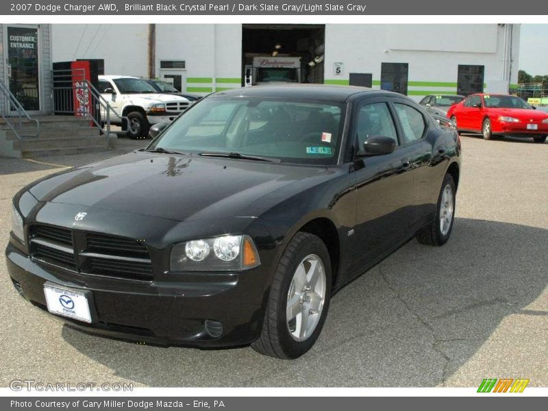 Brilliant Black Crystal Pearl / Dark Slate Gray/Light Slate Gray 2007 Dodge Charger AWD