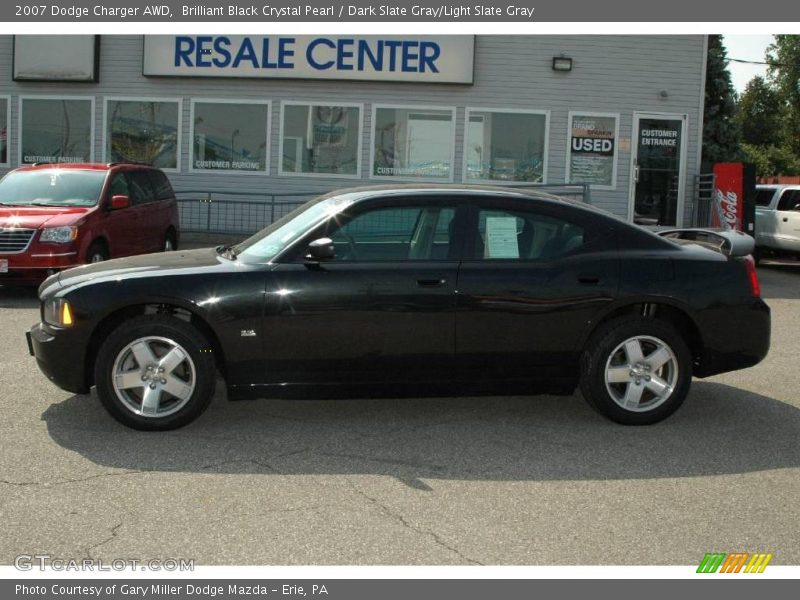 Brilliant Black Crystal Pearl / Dark Slate Gray/Light Slate Gray 2007 Dodge Charger AWD