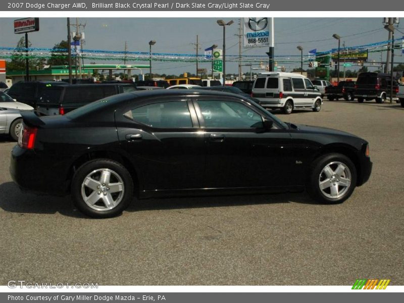 Brilliant Black Crystal Pearl / Dark Slate Gray/Light Slate Gray 2007 Dodge Charger AWD