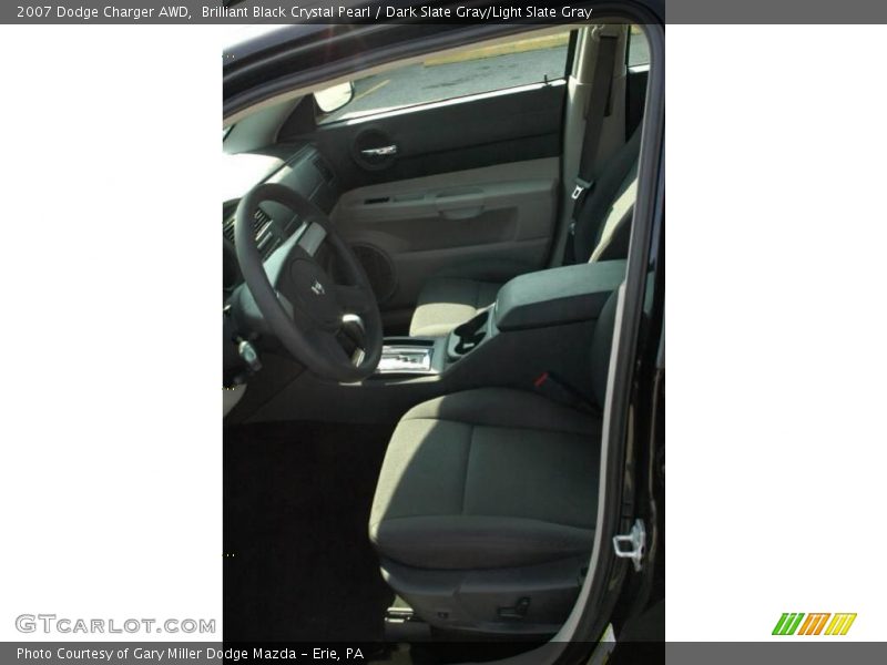 Brilliant Black Crystal Pearl / Dark Slate Gray/Light Slate Gray 2007 Dodge Charger AWD
