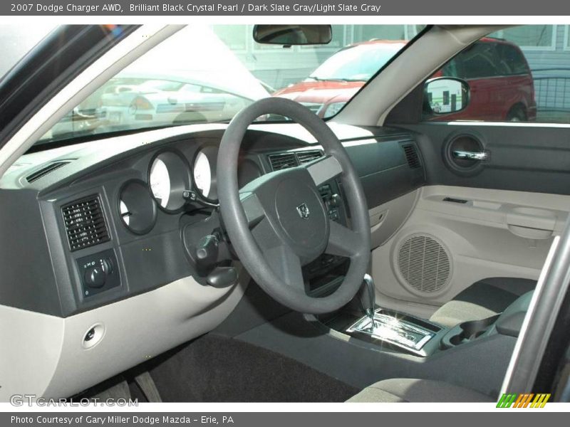 Brilliant Black Crystal Pearl / Dark Slate Gray/Light Slate Gray 2007 Dodge Charger AWD