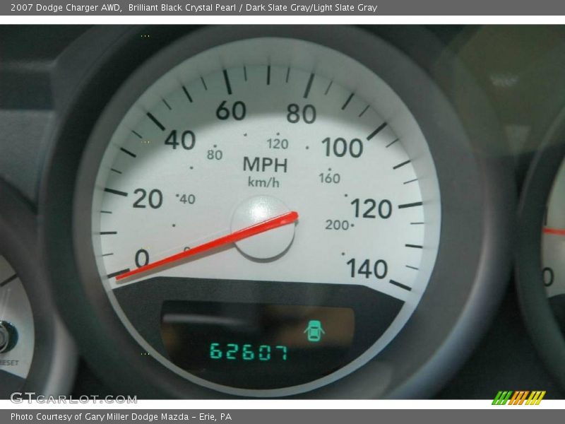 Brilliant Black Crystal Pearl / Dark Slate Gray/Light Slate Gray 2007 Dodge Charger AWD