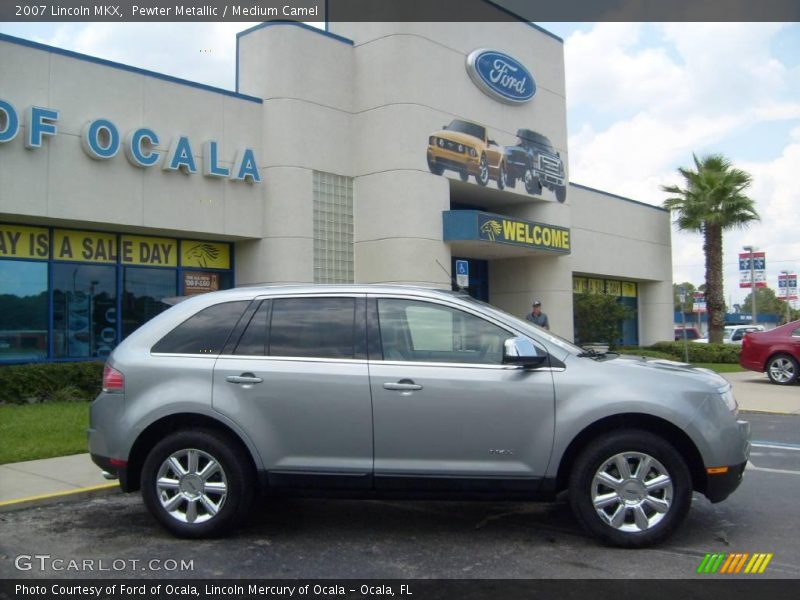 Pewter Metallic / Medium Camel 2007 Lincoln MKX