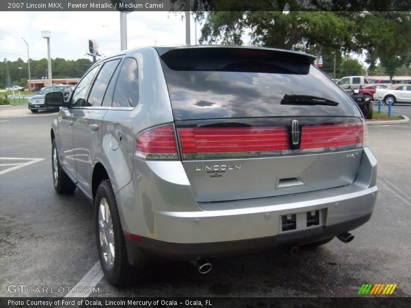 Pewter Metallic / Medium Camel 2007 Lincoln MKX