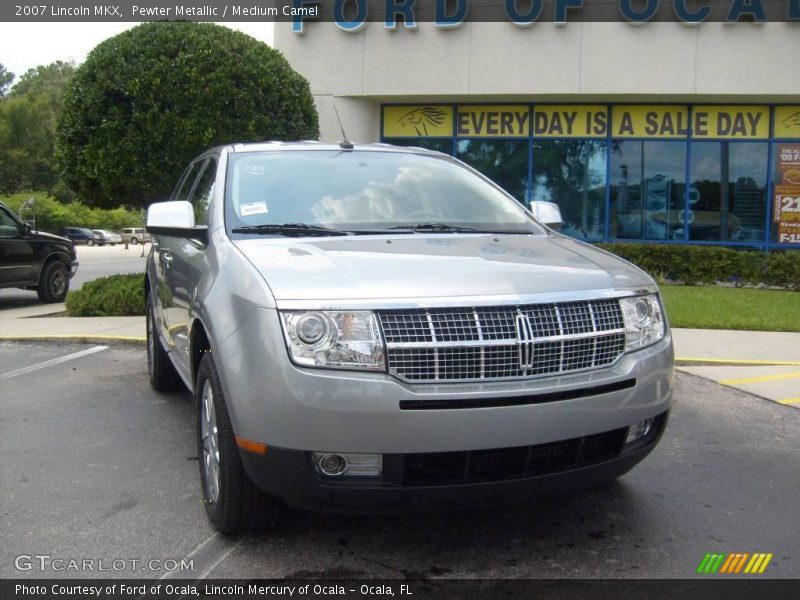 Pewter Metallic / Medium Camel 2007 Lincoln MKX