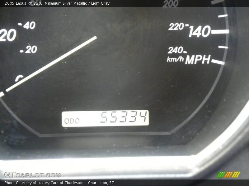 Millenium Silver Metallic / Light Gray 2005 Lexus RX 330