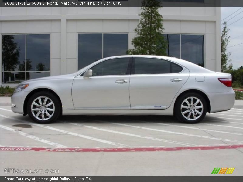 Mercury Silver Metallic / Light Gray 2008 Lexus LS 600h L Hybrid