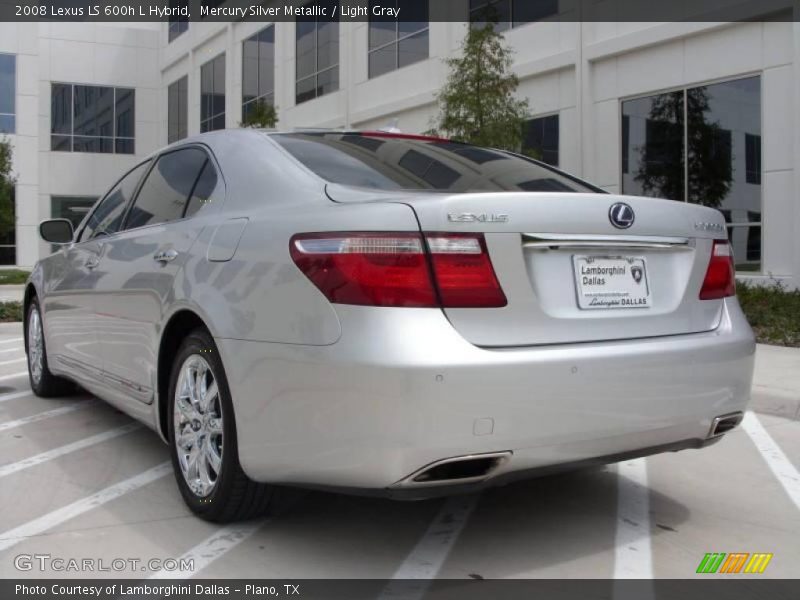 Mercury Silver Metallic / Light Gray 2008 Lexus LS 600h L Hybrid