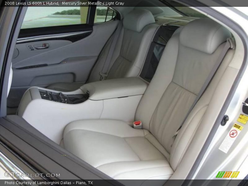 Mercury Silver Metallic / Light Gray 2008 Lexus LS 600h L Hybrid