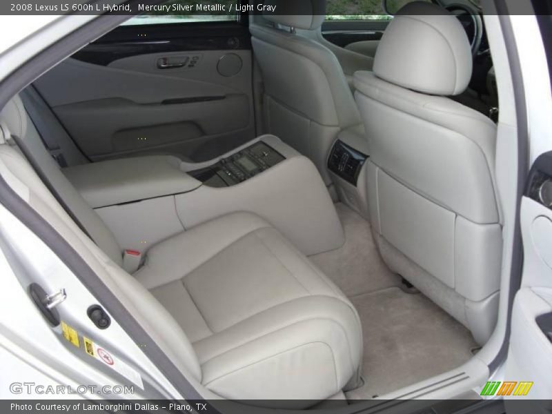 Mercury Silver Metallic / Light Gray 2008 Lexus LS 600h L Hybrid