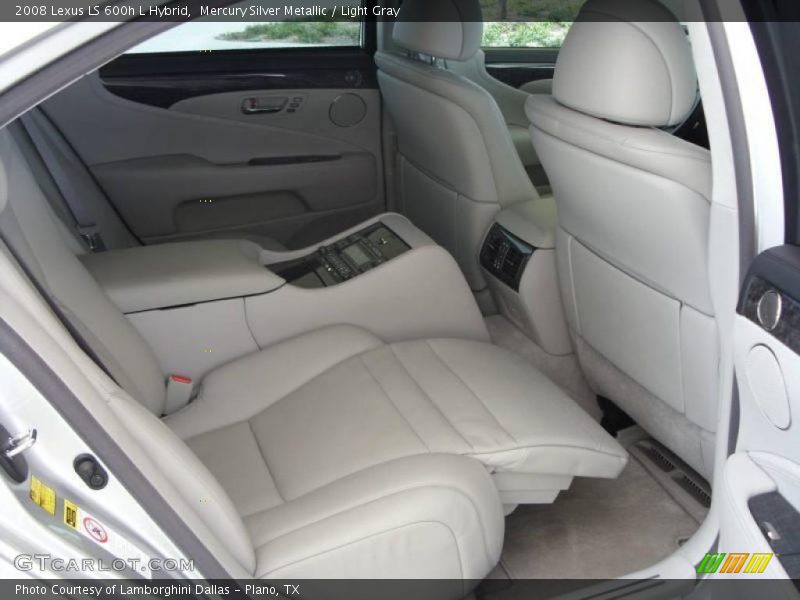 Mercury Silver Metallic / Light Gray 2008 Lexus LS 600h L Hybrid