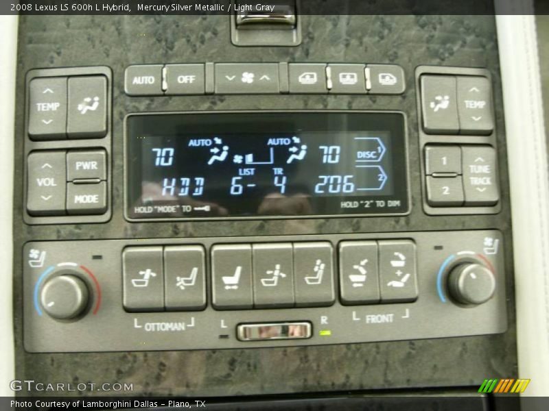 Mercury Silver Metallic / Light Gray 2008 Lexus LS 600h L Hybrid