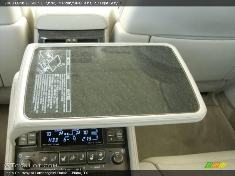 Mercury Silver Metallic / Light Gray 2008 Lexus LS 600h L Hybrid