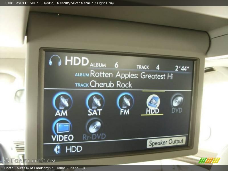 Mercury Silver Metallic / Light Gray 2008 Lexus LS 600h L Hybrid