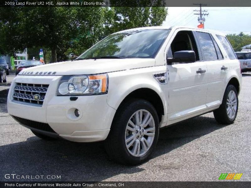 Alaska White / Ebony Black 2009 Land Rover LR2 HSE