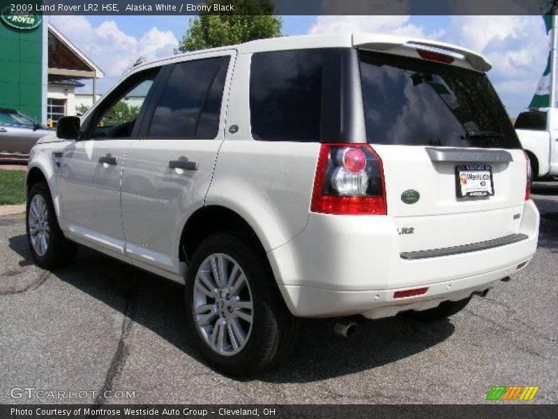 Alaska White / Ebony Black 2009 Land Rover LR2 HSE