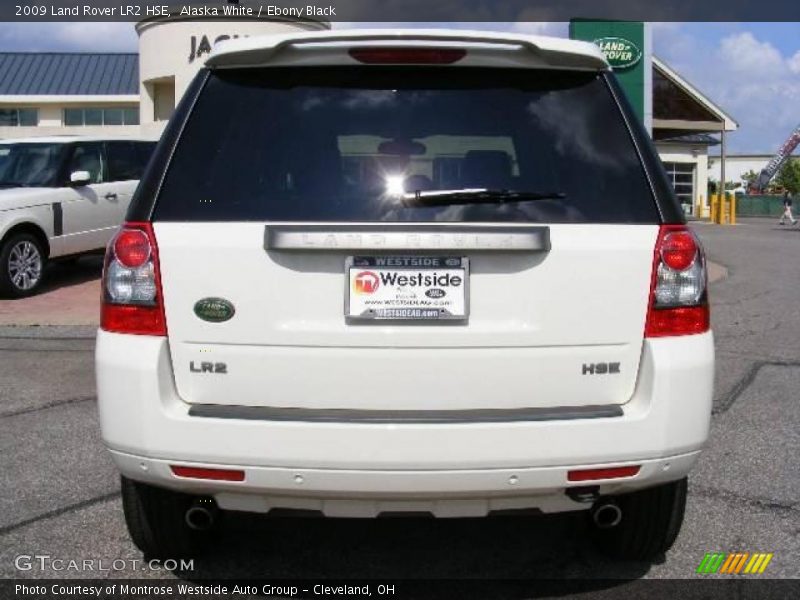 Alaska White / Ebony Black 2009 Land Rover LR2 HSE