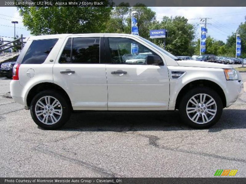 Alaska White / Ebony Black 2009 Land Rover LR2 HSE