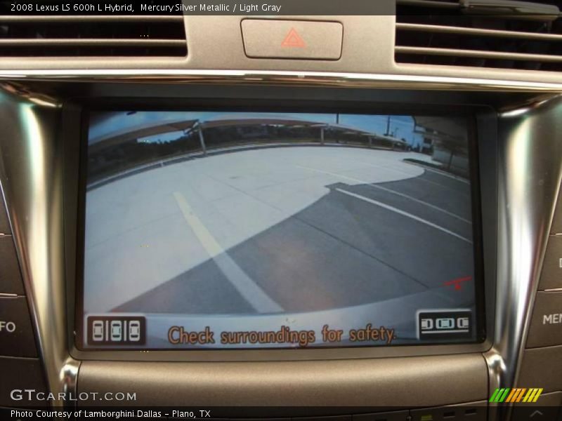 Mercury Silver Metallic / Light Gray 2008 Lexus LS 600h L Hybrid