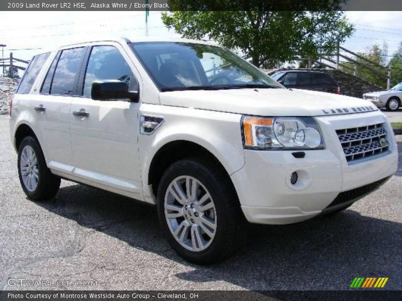 Alaska White / Ebony Black 2009 Land Rover LR2 HSE