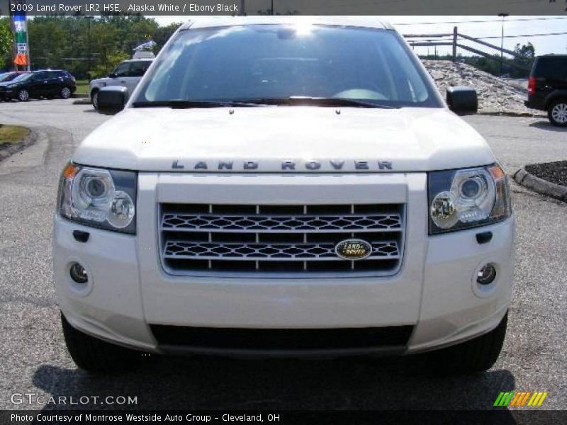 Alaska White / Ebony Black 2009 Land Rover LR2 HSE