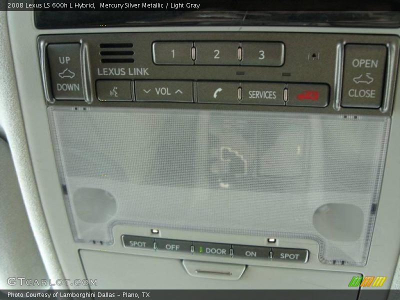 Mercury Silver Metallic / Light Gray 2008 Lexus LS 600h L Hybrid