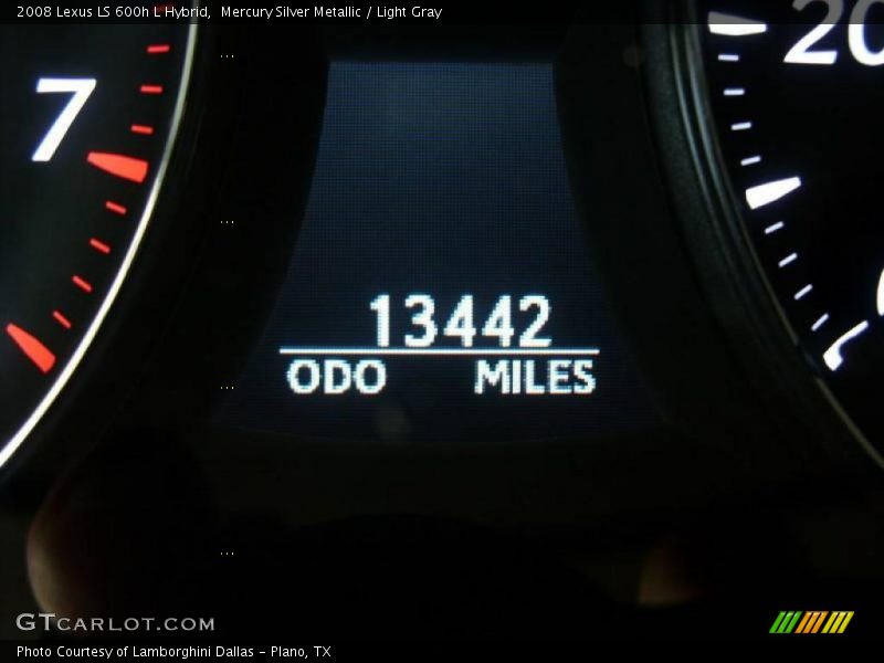 Mercury Silver Metallic / Light Gray 2008 Lexus LS 600h L Hybrid