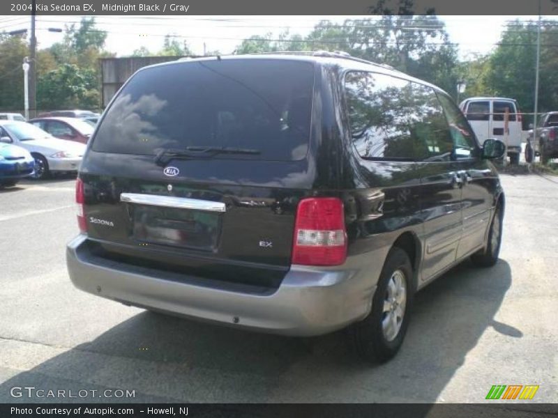Midnight Black / Gray 2004 Kia Sedona EX