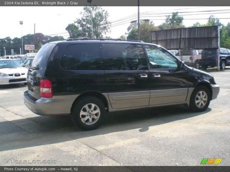 Midnight Black / Gray 2004 Kia Sedona EX