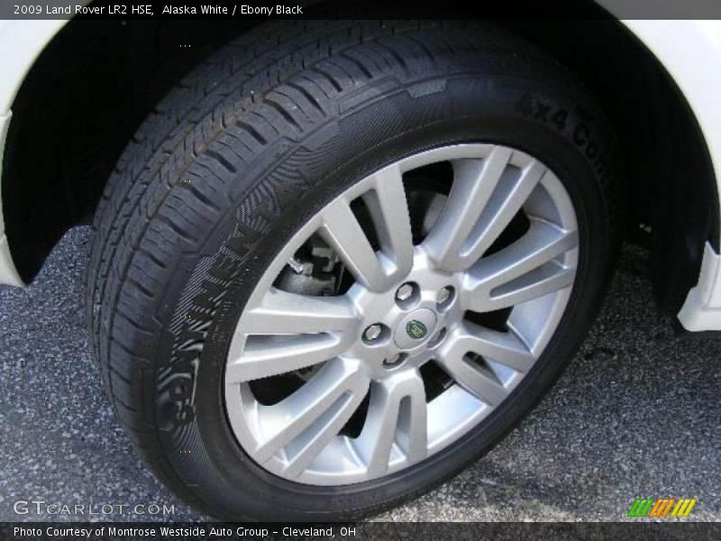 Alaska White / Ebony Black 2009 Land Rover LR2 HSE