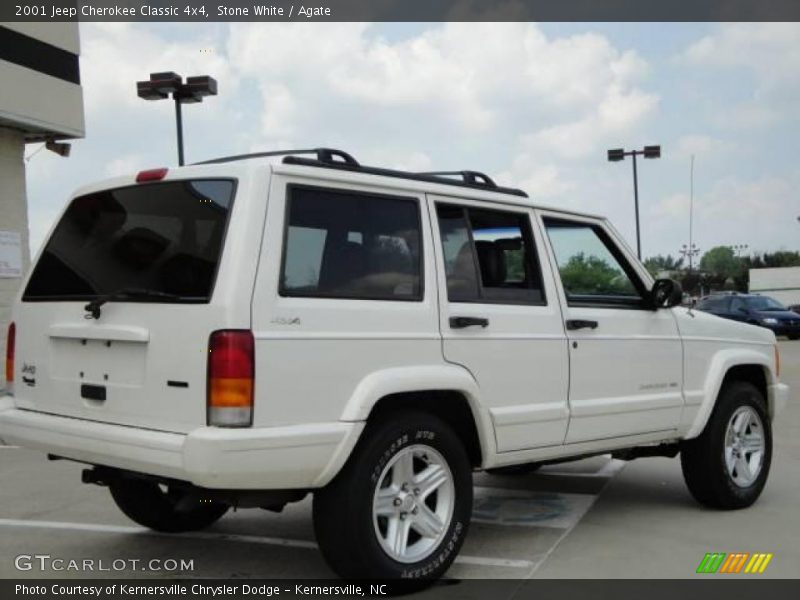Stone White / Agate 2001 Jeep Cherokee Classic 4x4