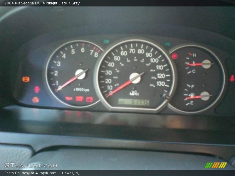 Midnight Black / Gray 2004 Kia Sedona EX